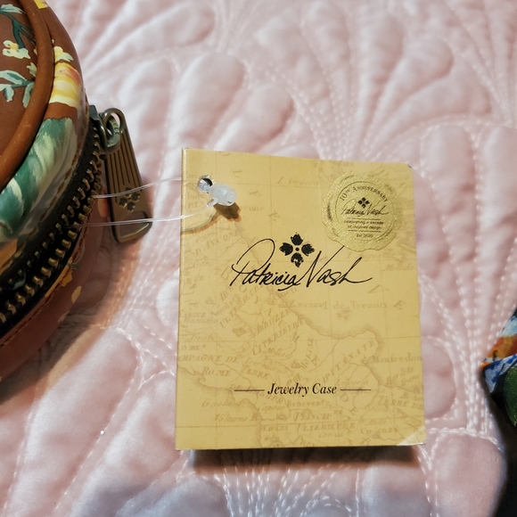 Patricia Nash Diamante Genuine Leather Jewelry Case - Picture 4 of 7